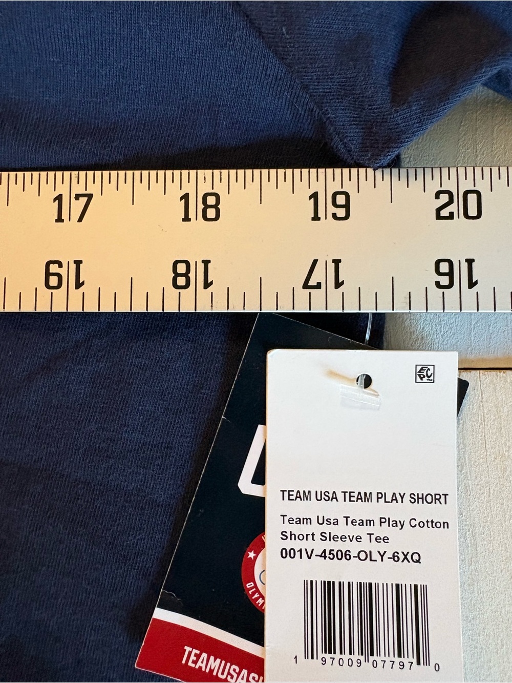 Team USA Unisex Navy Graphic Tee Shirt Size Medium NEW WITH TAGS - Picture 7 of 8